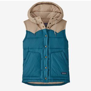 Patagonia "Wavy Blue" Women's Bivy Down Hooded Vest